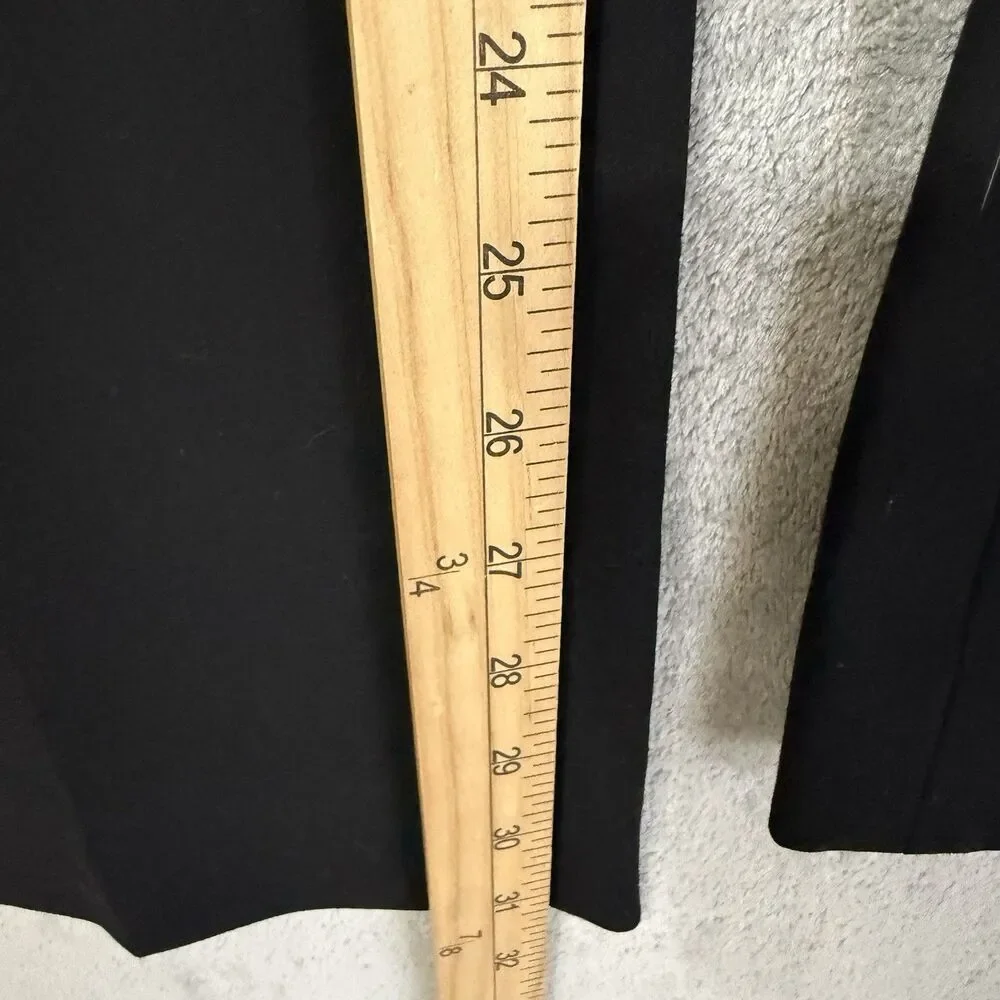 NWT J. Crew Pants Sz 12 Black Carreman Wide Leg Trouser CC463 Officewear France